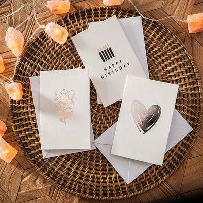 Happy Birthday with Candles Greeting Card