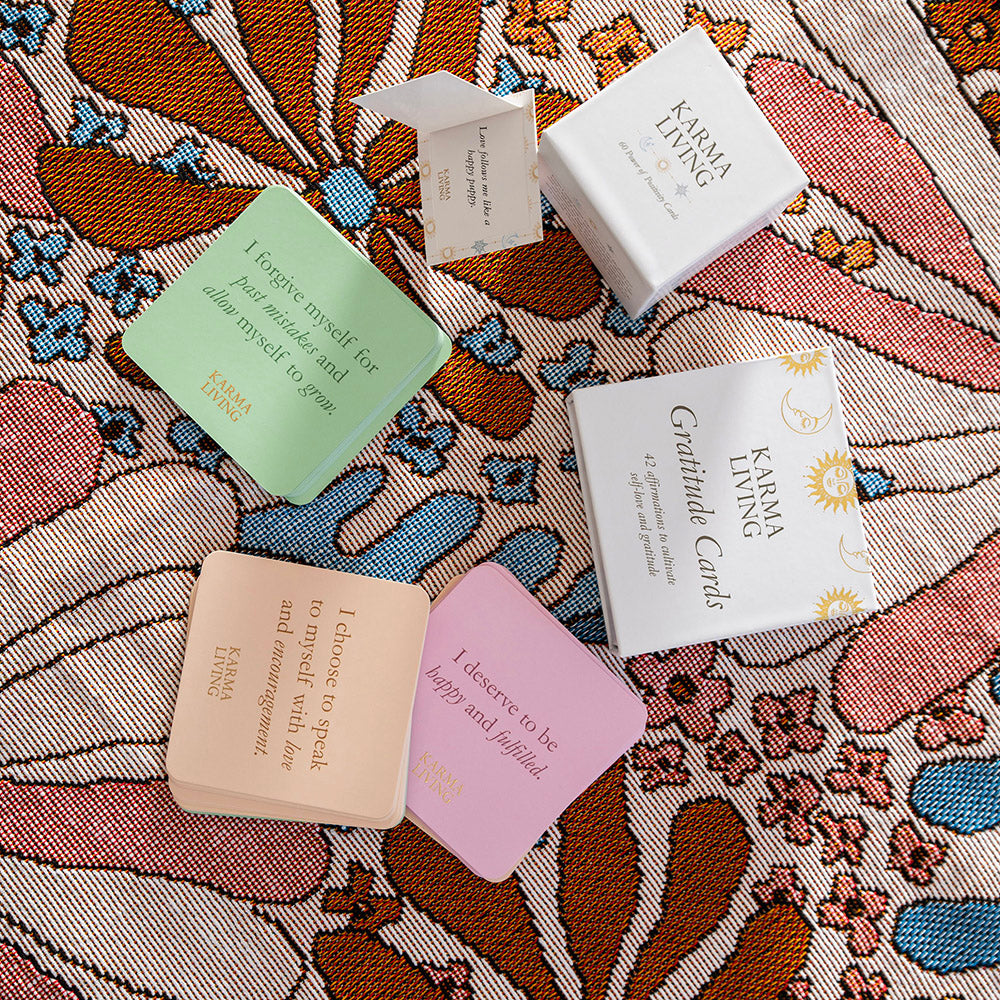 Karma Living Gratitude Affirmation Cards