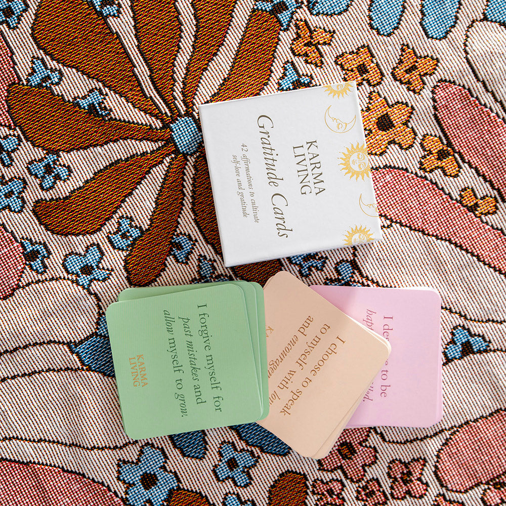 Karma Living Gratitude Affirmation Cards