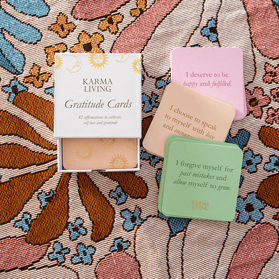 Karma Living Gratitude Affirmation Cards