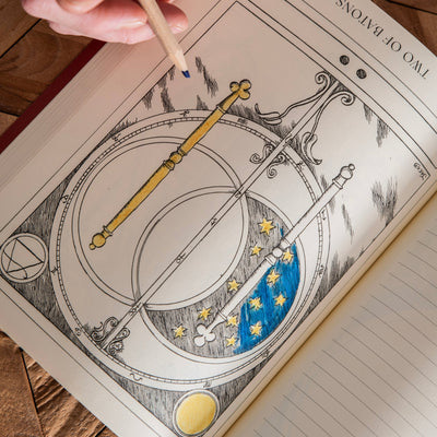 Tarot Journal & Colouring Book by Jack Baddeley