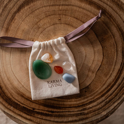 Karma Living Canvas Pouch