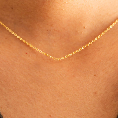 Chain Necklace Silver Gold Plated