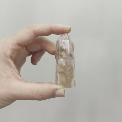 Flower Agate Point Medium #2