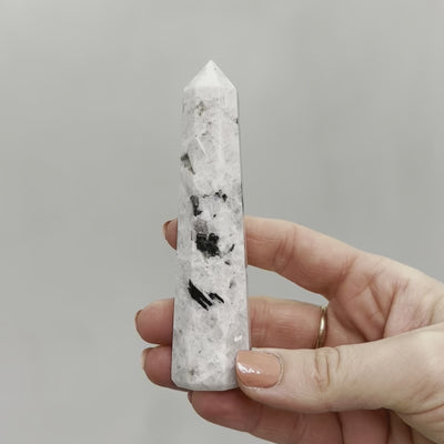 Rainbow Moonstone Point #1