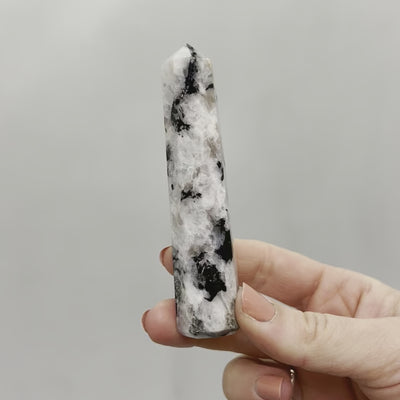 Rainbow Moonstone Point #9
