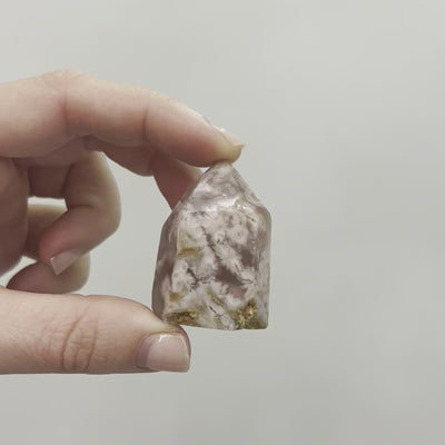 Flower Agate Point Small #4
