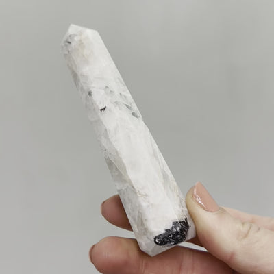 Rainbow Moonstone Point #4