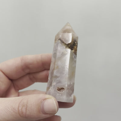 Flower Agate Point Medium #8