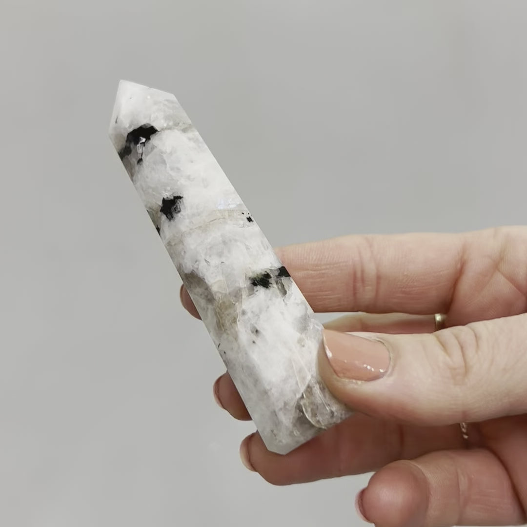 Rainbow Moonstone Point #2