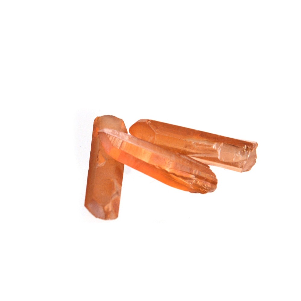 Orange Aura Quartz Point - Karma Living