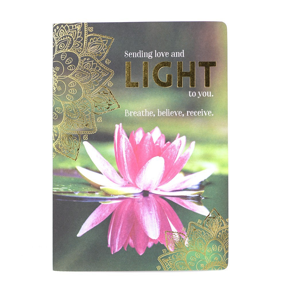 Sending Love & Light Inspirational Card - Karma Living