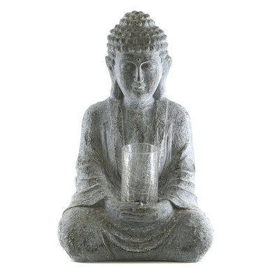 Buddha Water Fountain Statue with LED 61cm - Karma Living