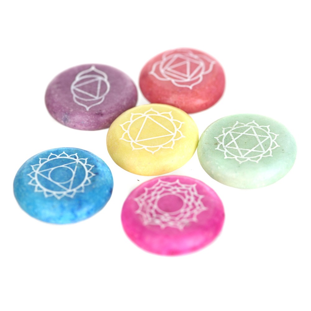 Chakra Pebble Marble - Karma Living