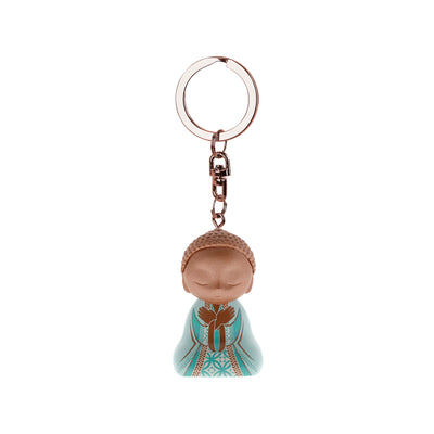 Little Buddha Keyring Be Patient - Karma Living