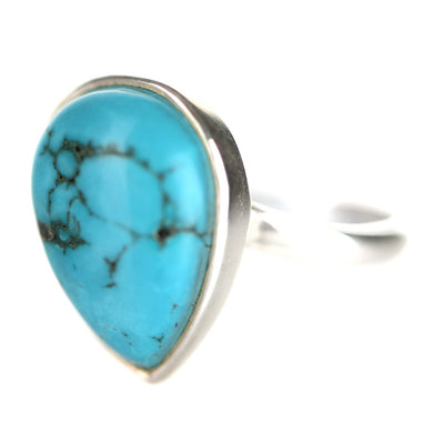 Turquoise Teardrop Ring - Karma Living