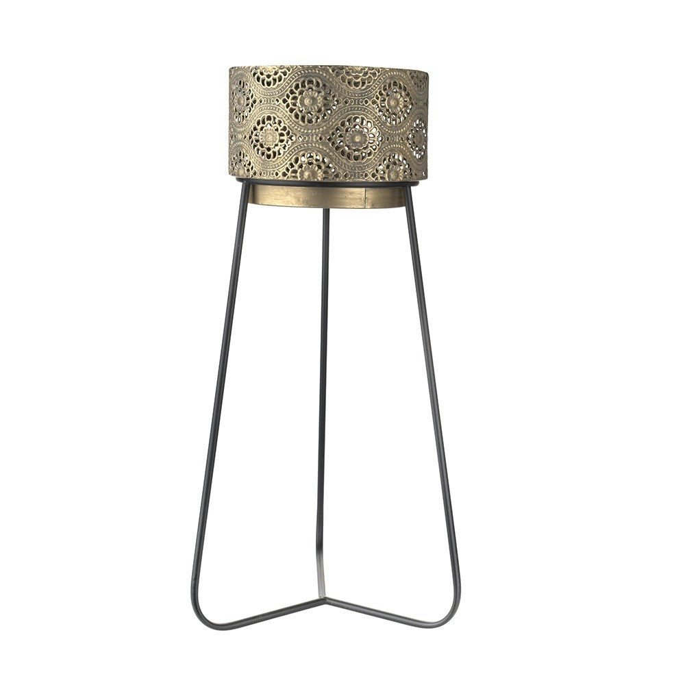 PLANTER Metal on Stand 35x33x70cm
