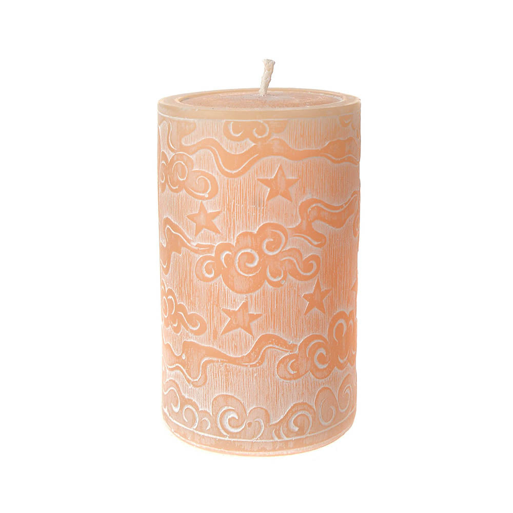 CANDLE Pillar Angel Vanilla Scented Cream 11x6cm