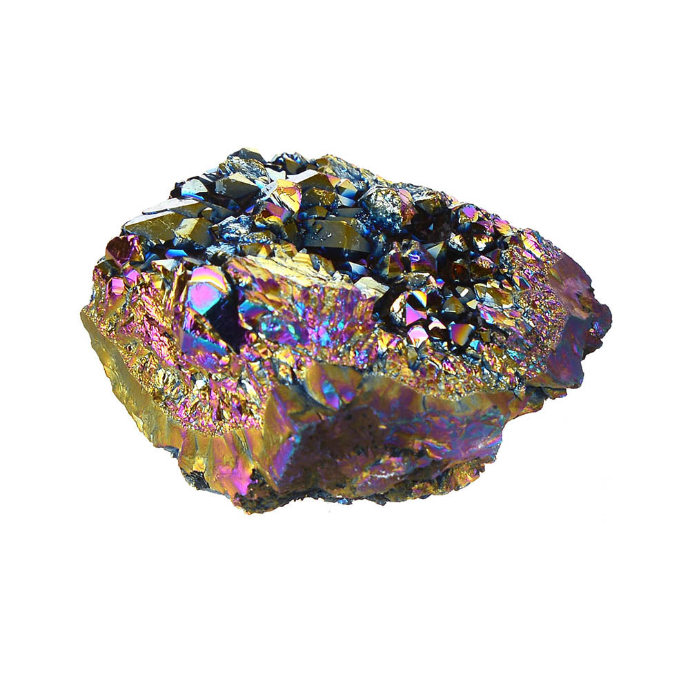 Titanium Rainbow Amethyst Cluster - Karma Living