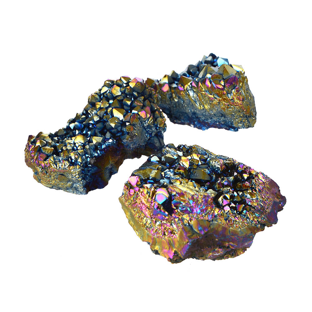 Titanium Rainbow Amethyst Cluster - Karma Living