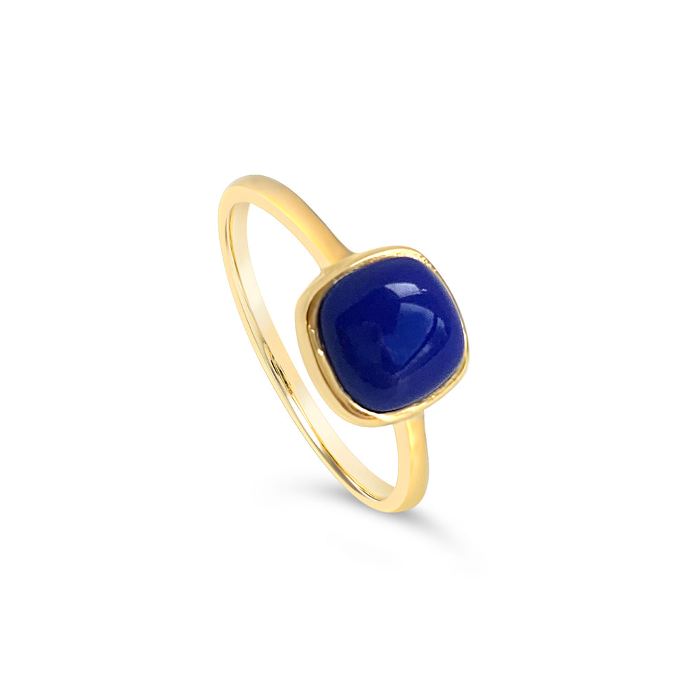 Lapis Daris Ring Gold - Karma Living