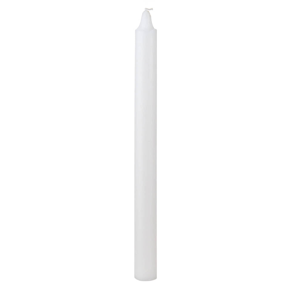 Tapered Candle White - Karma Living