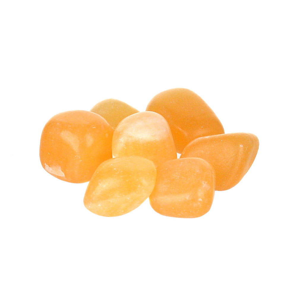 Orange Calcite Tumble Stone - Karma Living