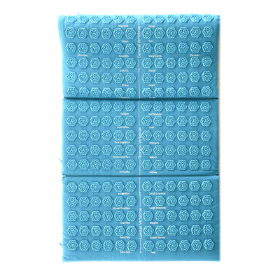 Acupressure Mat Threefold Turquoise & Turquoise 71cm - Karma Living