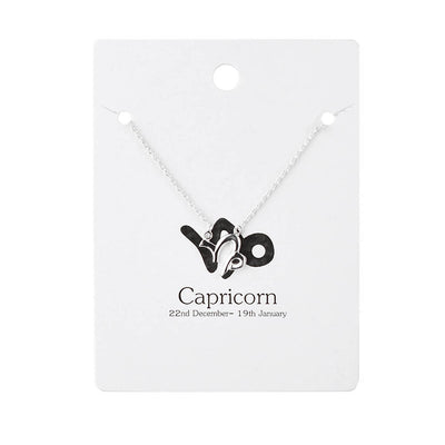 Capricorn Necklace Silver - Karma Living