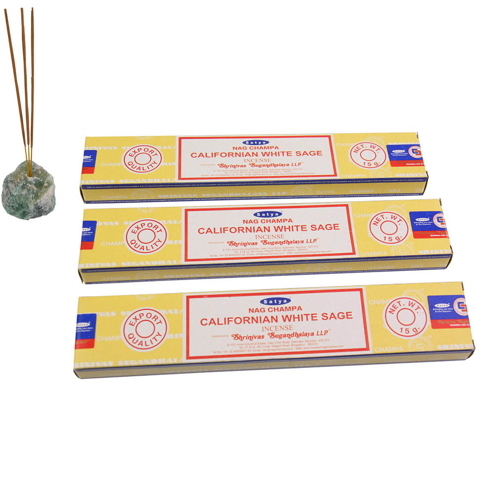 Satya Incense Sticks Californian White Sage - Karma Living