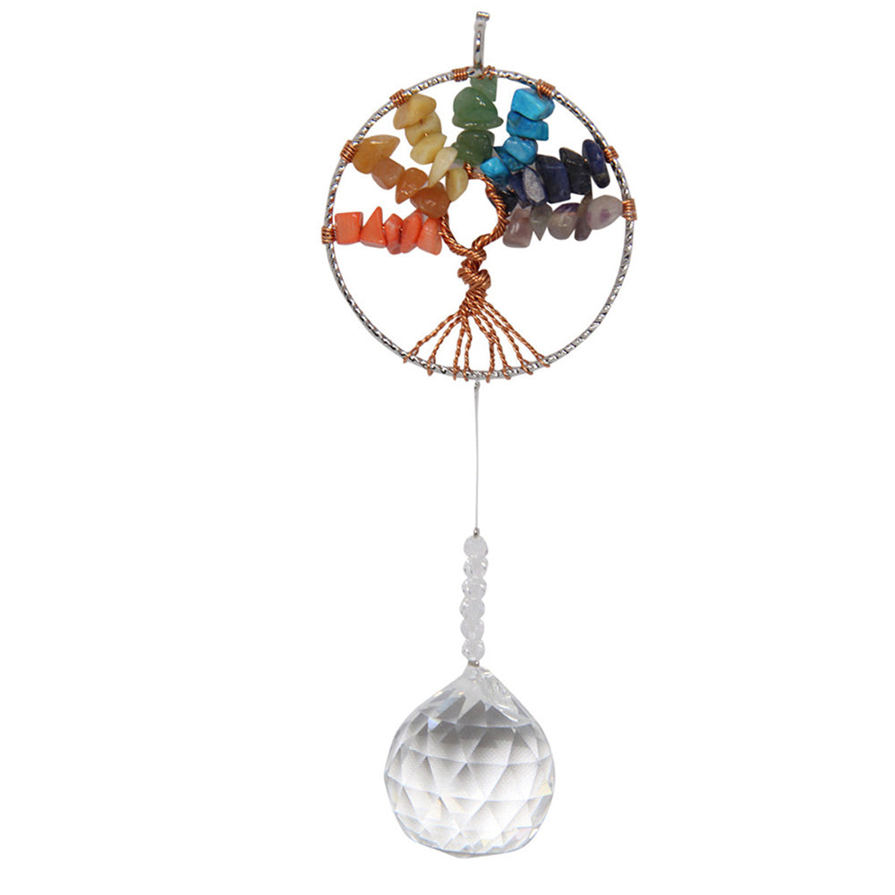 SUNCATCHER Tree Of Life with Crystal Assorted - Karma Living