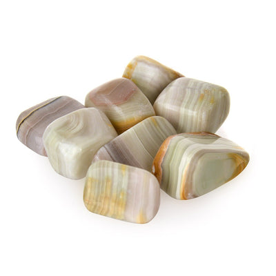 Banded Onyx Tumble Stone - Karma Living