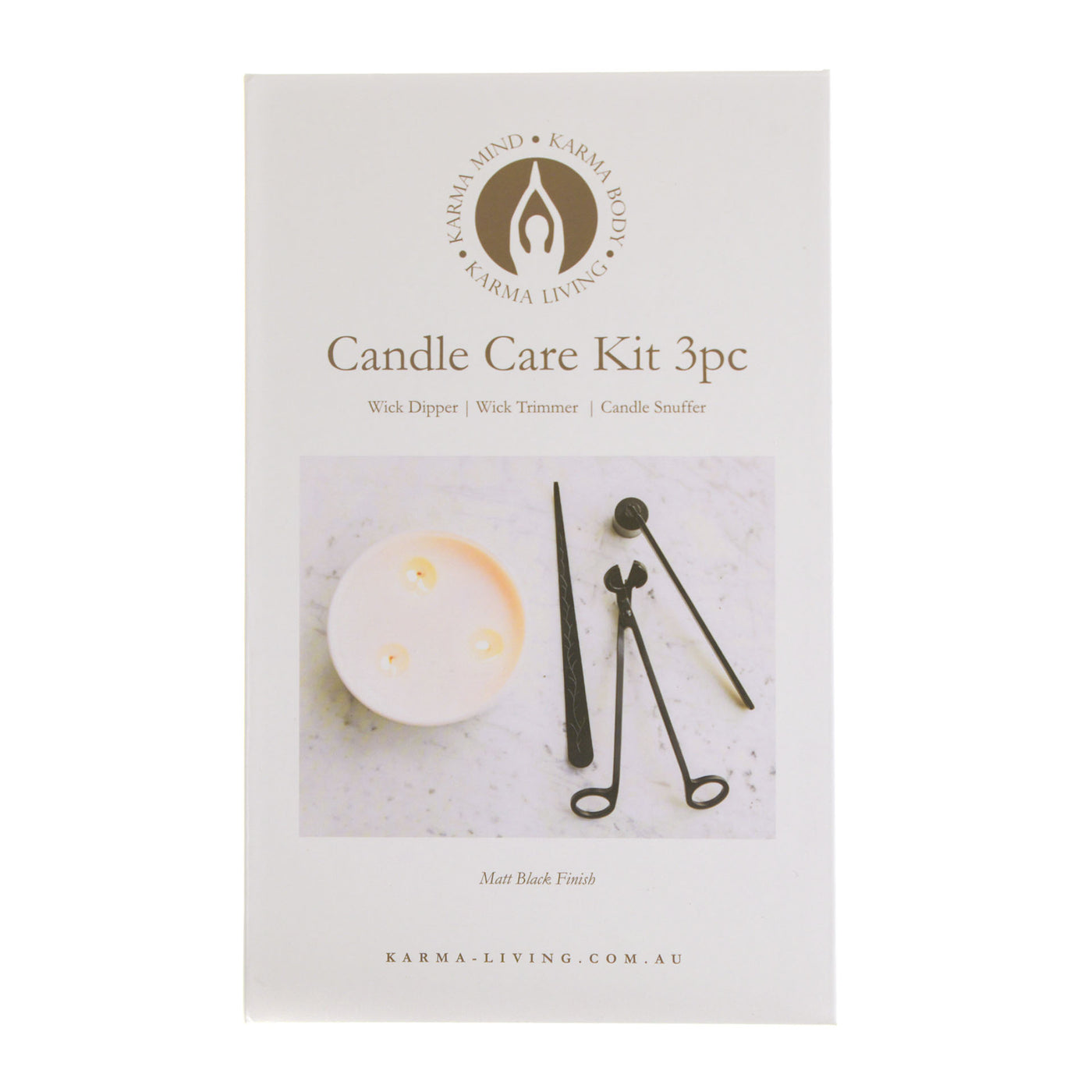 3 Piece Candle Care Kit - Karma Living