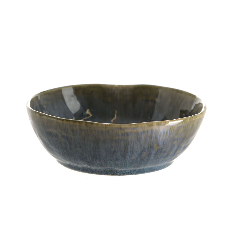 Stoneware Bowl Atomic Blue 14cm - Karma Living