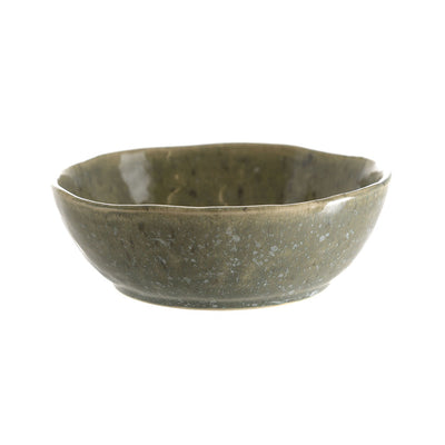 Stoneware Bowl Matte Speckle Green 14cm - Karma Living
