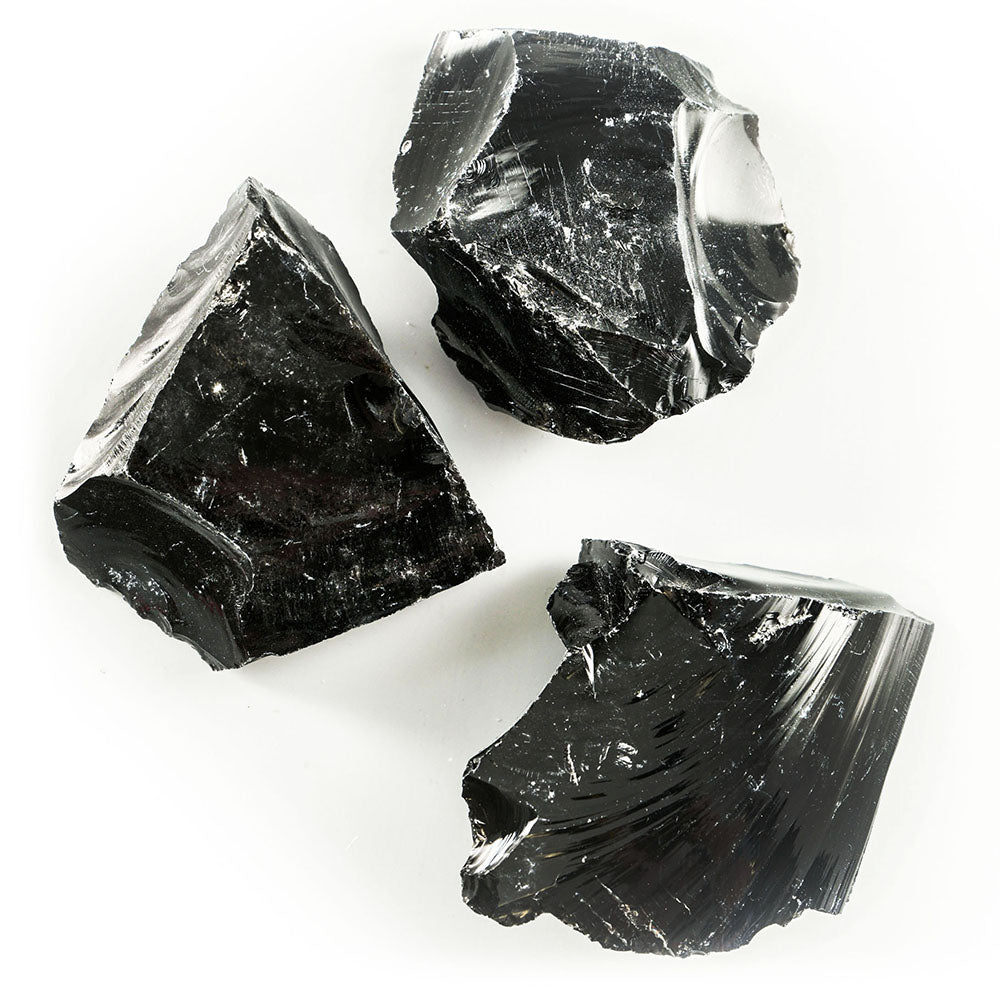 Black Obsidian Rough Specimen - Karma Living