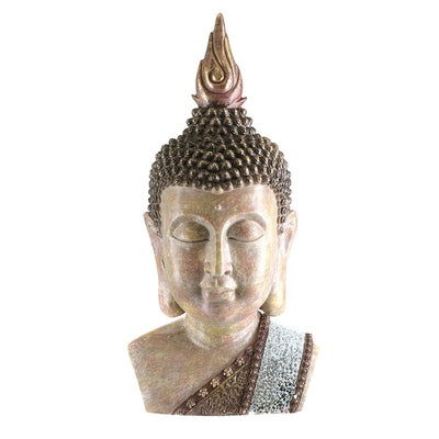 Buddha Head Statue Natural 50x25cm