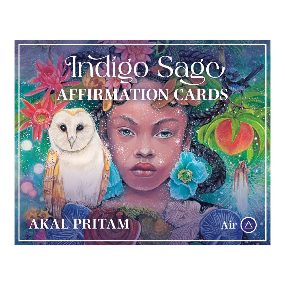 Indigo Sage Inspiration Cards by Akal Pritam