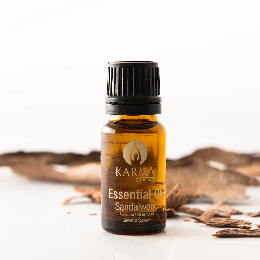 Sandalwood (10% in Nut) Essential Oil - Karma Living