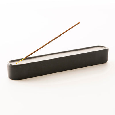 Ceramic Incense Holder Black - Karma Living