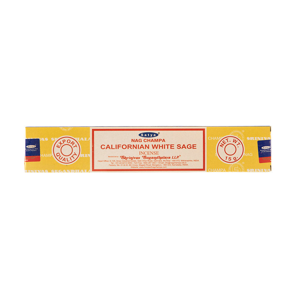 Satya Incense Sticks Californian White Sage - Karma Living