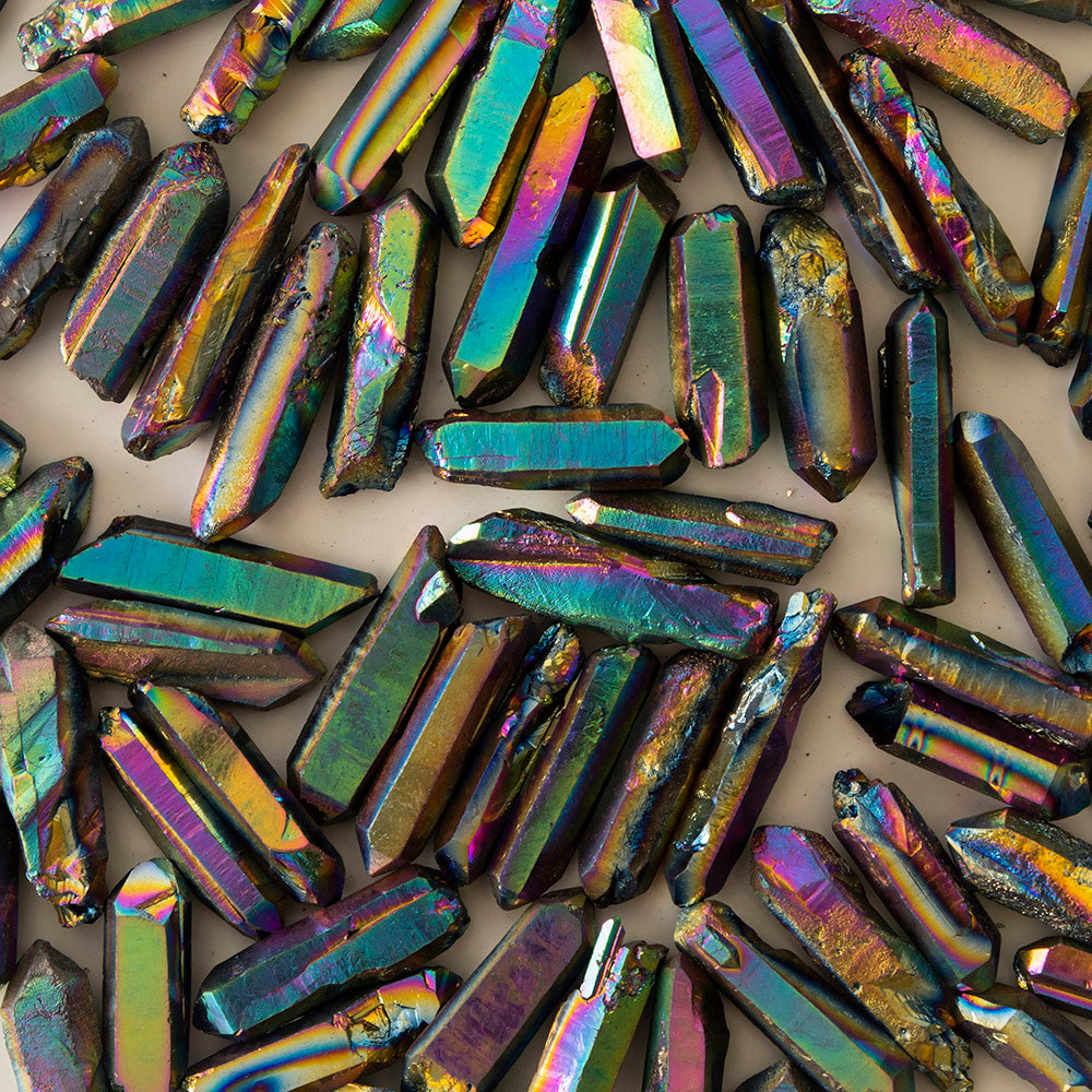 Rainbow Aura Quartz Point – Karma Living