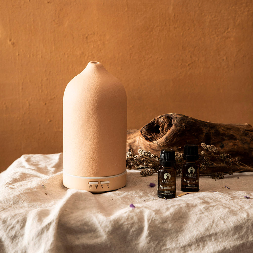 Ceramic Terracotta Diffuser - Karma Living