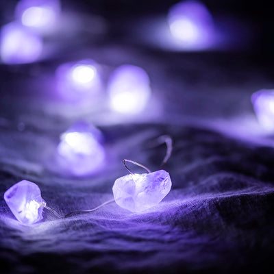 Amethyst String Lights 2m - Karma Living