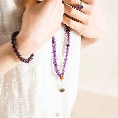 Amethyst Bracelet - Karma Living