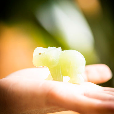 Lucky Elephant Statue New Jade - Karma Living