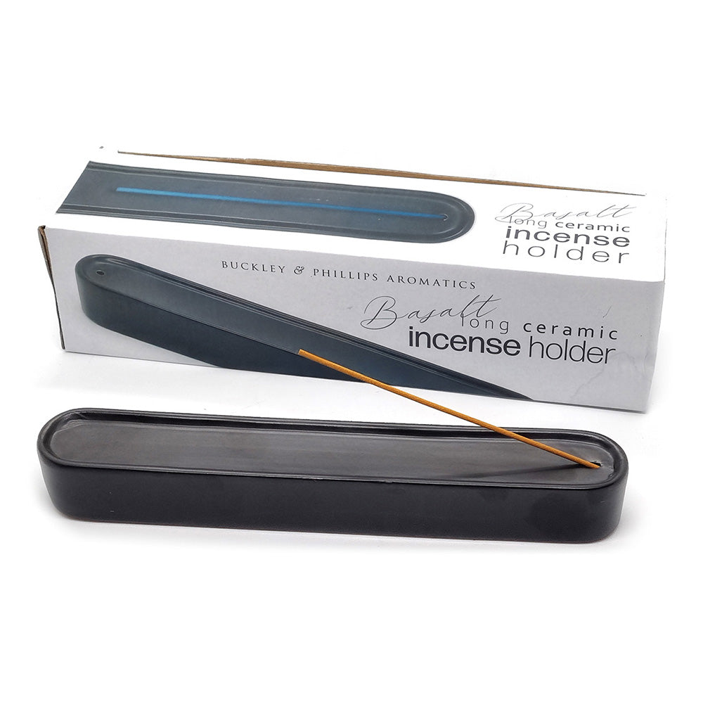 Ceramic Incense Holder Black - Karma Living